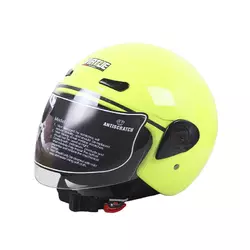 Шлем мотоциклетный открытый MD-OP01 VIRTUE (желтый, size S)