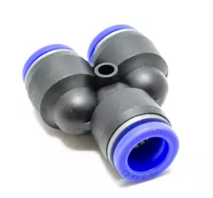 Трійник пластиковий, Y-подібний, 10 мм фітинги для водопровідних труб