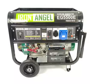 Бензиновий генератор Iron Angel EG 5500 E модель 2020г