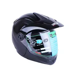 Шлем мотоциклетный закрытый дуал-спорт трансформер MD-900 VIRTUE (черный, size L)