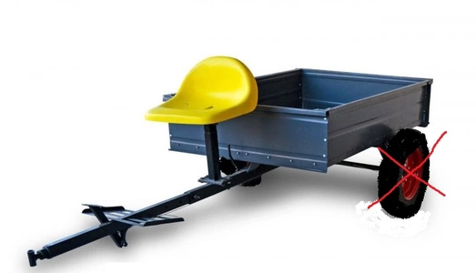 Причепи для мотоблоків, скутерів, квадроциклів. Причепи для мотоблоків, скутерів, квадроциклів.