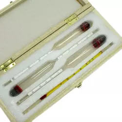 Набор ареометров (спиртометров) АСП-3 в дер. коробке