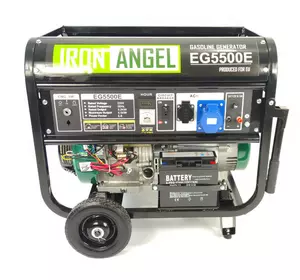 Генератор бензиновый Iron Angel EG 5500 E модель 2020г Генератор бензиновый Iron Angel EG 5500 E модель 2020г