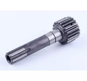 Вал первичный дополнительной КПП Z-6/19 L-165 мм Xingtai Вал первичный дополнительной КПП Z-6/19 L-165 мм Xingtai