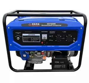 Генератор бензиновий  з електростартером TATA ZX7500E 6KW Генератор бензиновий  з електростартером TATA ZX7500E 6KW