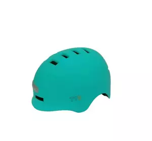 Шлем защитный TTG с габаритным фонарем (бирюзовый, size L)