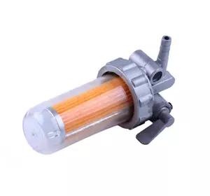 Кран топливный (стакан пластиковый) ТАТА на дизельный двигатель 180N Кран топливный (стакан пластиковый) ТАТА на дизельный двигатель 180N