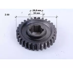 Шестерня переходного редуктора фрезы ТАТА Z-30 Шестерня переходного редуктора фрезы ТАТА Z-30