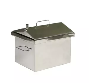 Коптильня горячего копчения малая с крышкой домиком нержавейка (380x320x360) Коптильня горячего копчения малая с крышкой домиком нержавейка (380x320x360)