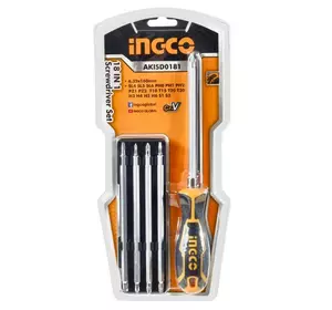 Набір викруток 18-в-1 INGCO Набір викруток 18-в-1 INGCO