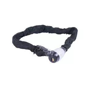 Замок противоугонный ZH-002 ТАТА, цепной 8мм*1000мм (под ключ) Замок противоугонный ZH-002 ТАТА, цепной 8мм*1000мм (под ключ)