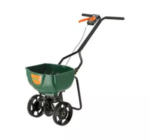 Сівалка і розкидач на 2-х колесах ротаційна FLO бункер- 15 л Сівалка і розкидач на 2-х колесах ротаційна FLO бункер- 15 л