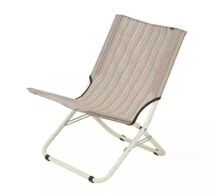 Шезлонг "Мини" d22 мм текстилен бежевая полоса Шезлонг "Мини" d22 мм текстилен бежевая полоса