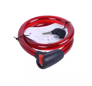 Замок противоугонный тросовый 22мм*1200мм (под ключ) ZX1242 ТАТА¶ Замок противоугонный тросовый 22мм*1200мм (под ключ) ZX1242 ТАТА¶