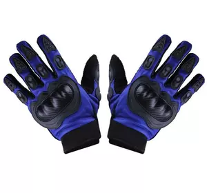 Мотоперчатки MS06 ТАТА (черный с синим текстиль size L)