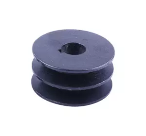 Шкив ремня 2 ручья под коленвал с диаметром 25 мм ТАТА на бензиновый двигатель 177F Шкив ремня 2 ручья под коленвал с диаметром 25 мм ТАТА на бензиновый двигатель 177F