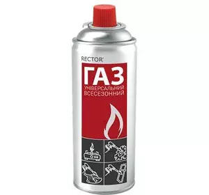 Газ в баллоне-катридже RECTOR  220 г Газ в баллоне-катридже RECTOR  220 г