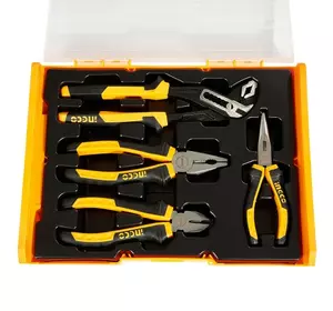 Набір шарнірно-губцевого інструменту 4 предмети INGCO Набір шарнірно-губцевого інструменту 4 предмети INGCO