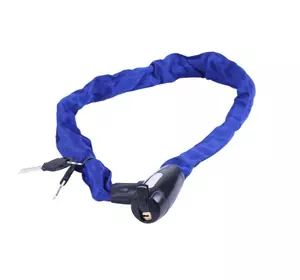 Замок противоугонный ZH-047 ТАТА, цепной, 6мм*900мм (под ключ) Замок противоугонный ZH-047 ТАТА, цепной, 6мм*900мм (под ключ)