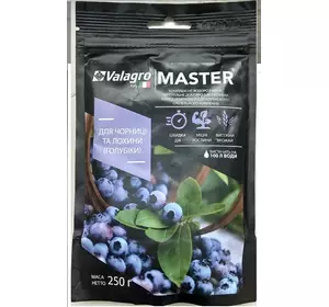 Удобрение комплексное минеральное для черники и голубики  Valagro Master 25 г Удобрение комплексное минеральное для черники и голубики  Valagro Master 25 г