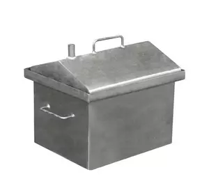 Коптильня горячего копчения Дид Коптенко малая с крышкой домиком (380X320X360) Коптильня горячего копчения Дид Коптенко малая с крышкой домиком (380X320X360)