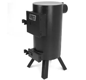 Пічка-буржуйка Екожар Про 150 з одною варильною поверхнею  Пічка-буржуйка Екожар Про 150 з одною варильною поверхнею