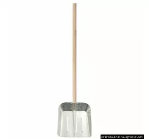 Лопата алюмінієва з дерев"яним держаком  Чехія  Лопата алюмінієва з дерев"яним держаком  Чехія