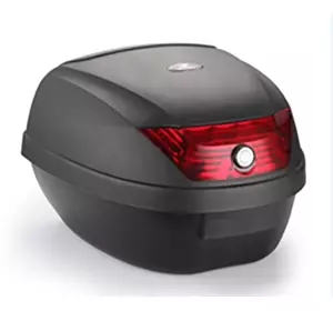 Кофр (багажник) для мотоцикла задний TATA YM-0807 (V-28L) 39.5×39.5×30 черный с красным