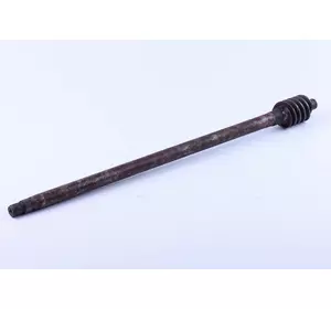 Вал рулевого механизма L-550 мм с червяком (старого образца) - Xingtai 120/220 Вал рулевого механизма L-550 мм с червяком (старого образца) - Xingtai 120/220