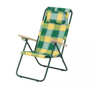 Кресло-шезлонг Ясень бязь клетка Релакс Код Кресло-шезлонг Ясень бязь клетка Релакс Код