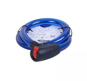 Замок противоугонный ZX1232 ТАТА, тросовый, 22мм*1000мм (под ключ) Замок противоугонный ZX1232 ТАТА, тросовый, 22мм*1000мм (под ключ)