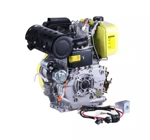 Двигатель дизельный 195FE YBX (под шлицы, 25 мм) 13 л.с.