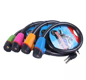 Замок противоугонный ZX1240 ТАТА, тросовый, 18мм*1000мм (под ключ) Замок противоугонный ZX1240 ТАТА, тросовый, 18мм*1000мм (под ключ)