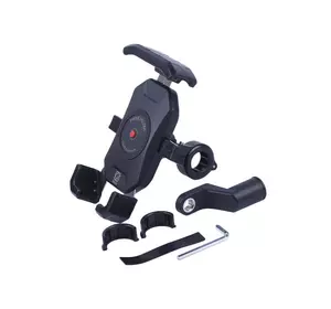 Держатель телефона ТАТА M14-C1 черный, с креплением на руль, Kewiq Держатель телефона ТАТА M14-C1 черный, с креплением на руль, Kewiq