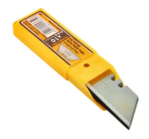 Леза для ножів трапеція 10 шт. INGCO Super Select Леза для ножів трапеція 10 шт. INGCO Super Select