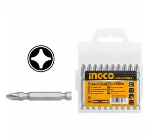 Біті S2 PH2х50 мм, 10 шт INGCO INDUSTRIAL Біті S2 PH2х50 мм, 10 шт INGCO INDUSTRIAL