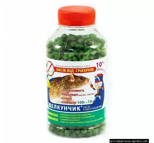 Зернова приманка від мишей та щурів Лускунчик 250 г
