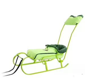 Чохол на санки "Конверт з муфтою" лайм/фліс Чохол на санки "Конверт з муфтою" лайм/фліс