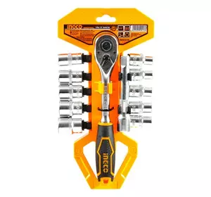 Набір торцевих головок із тріскачкою 1/2 INGCO INDUSTRIAL Набір торцевих головок із тріскачкою 1/2 INGCO INDUSTRIAL