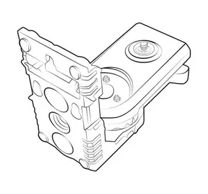 Кронштейн для лазерного рівня Vitals LA 3 Кронштейн для лазерного рівня Vitals LA 3