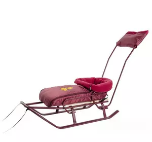 Чохол на санки "Конверт з муфтою" бордо/фліс Чохол на санки "Конверт з муфтою" бордо/фліс