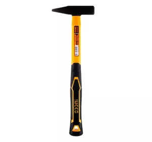 Молоток слюсарний фібергласова ручка 200 г INGCO Молоток слюсарний фібергласова ручка 200 г INGCO