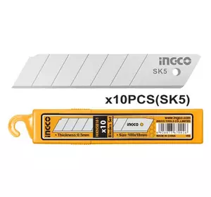 Леза для ножів сегментні 10 шт. INGCO Леза для ножів сегментні 10 шт. INGCO