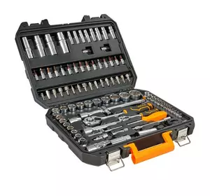 Набір головок торцевих 1/4" 1/2" 94 предмети INGCO INDUSTRIAL Набір головок торцевих 1/4" 1/2" 94 предмети INGCO INDUSTRIAL