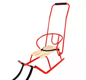 Санки дитячі "Малюк" червоні Санки дитячі "Малюк" червоні