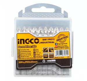 Біті S2 PH2x25 мм, 20 шт Біті S2 PH2x25 мм, 20 шт