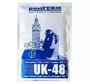 Дріжджі Турбо H&B Alcotec Puri Ferm UK-48 128г.