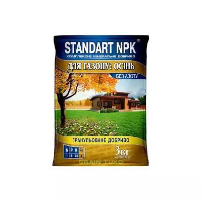 Добриво осінь Standart NPK 0/8/25 для газону