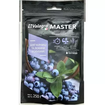 Удобрение комплексное минеральное для черники и голубики  Valagro Master 25 г