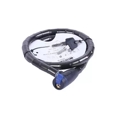 Замок противоугонный ZX4111 ТАТА, 18мм*1000мм (под ключ)